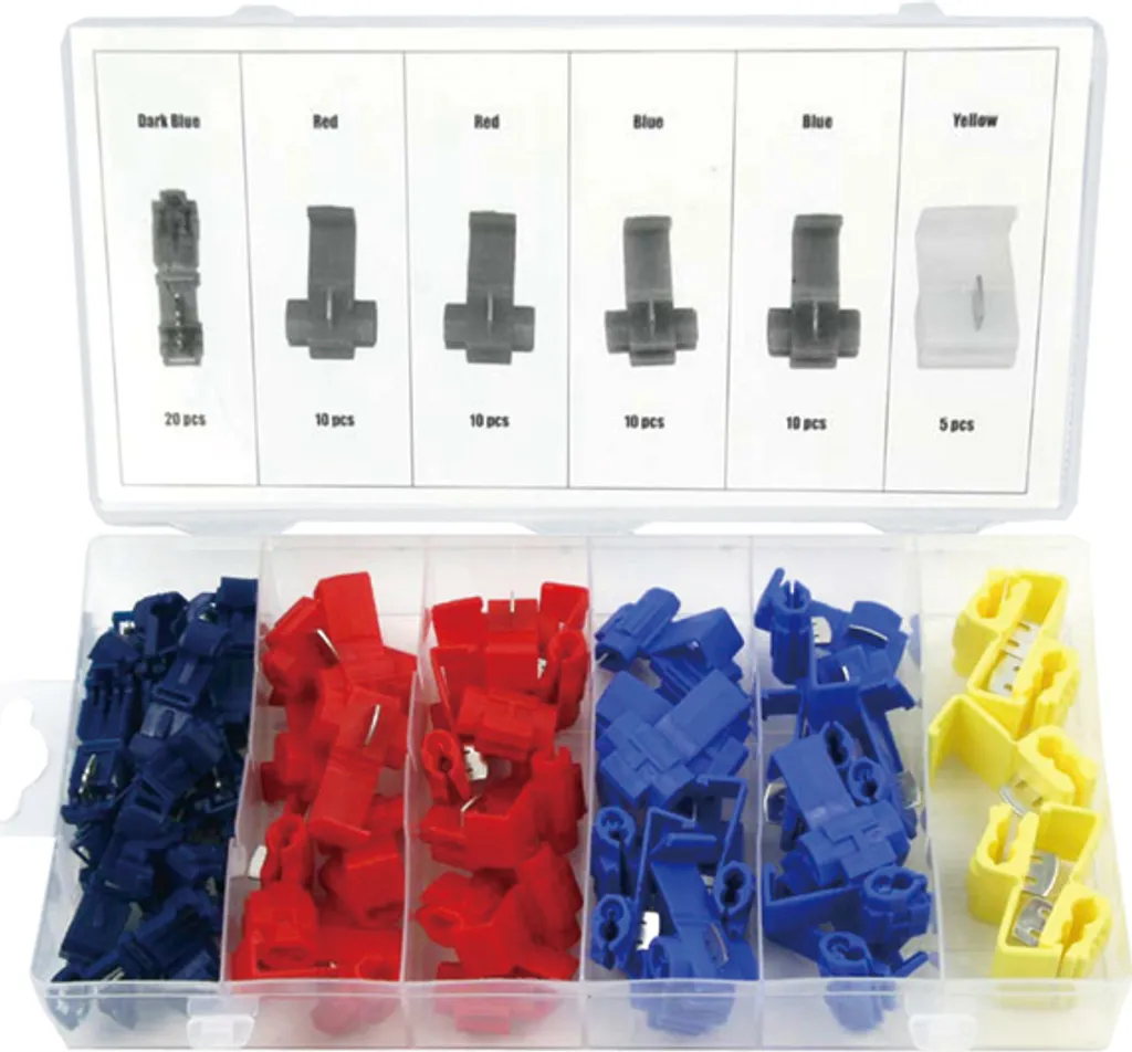 Connecteurs électriques pour automobile et marine kit 65 cosses à souder