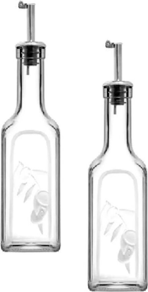 Pasabahce Homemade 2x ÖL & ESSIG 345 ml aus Hartglas