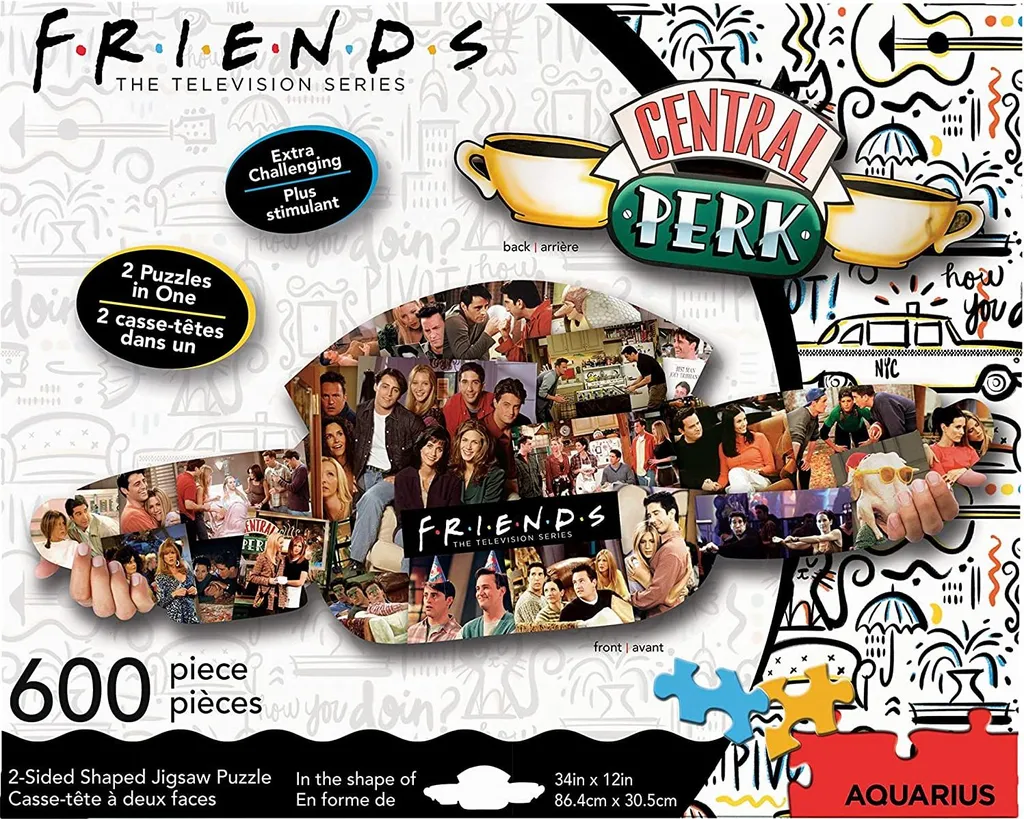 Puzzle Friends Central Perk 600 Pièces - Impression Haute Définition Pro