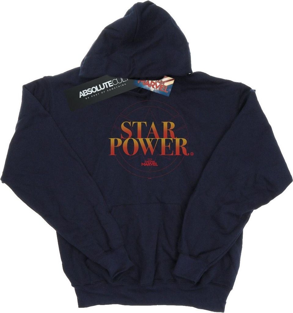 Marvel - "Star Power" Kapuzenpullover für Herren BI8062 (XL) (Marineblau)
