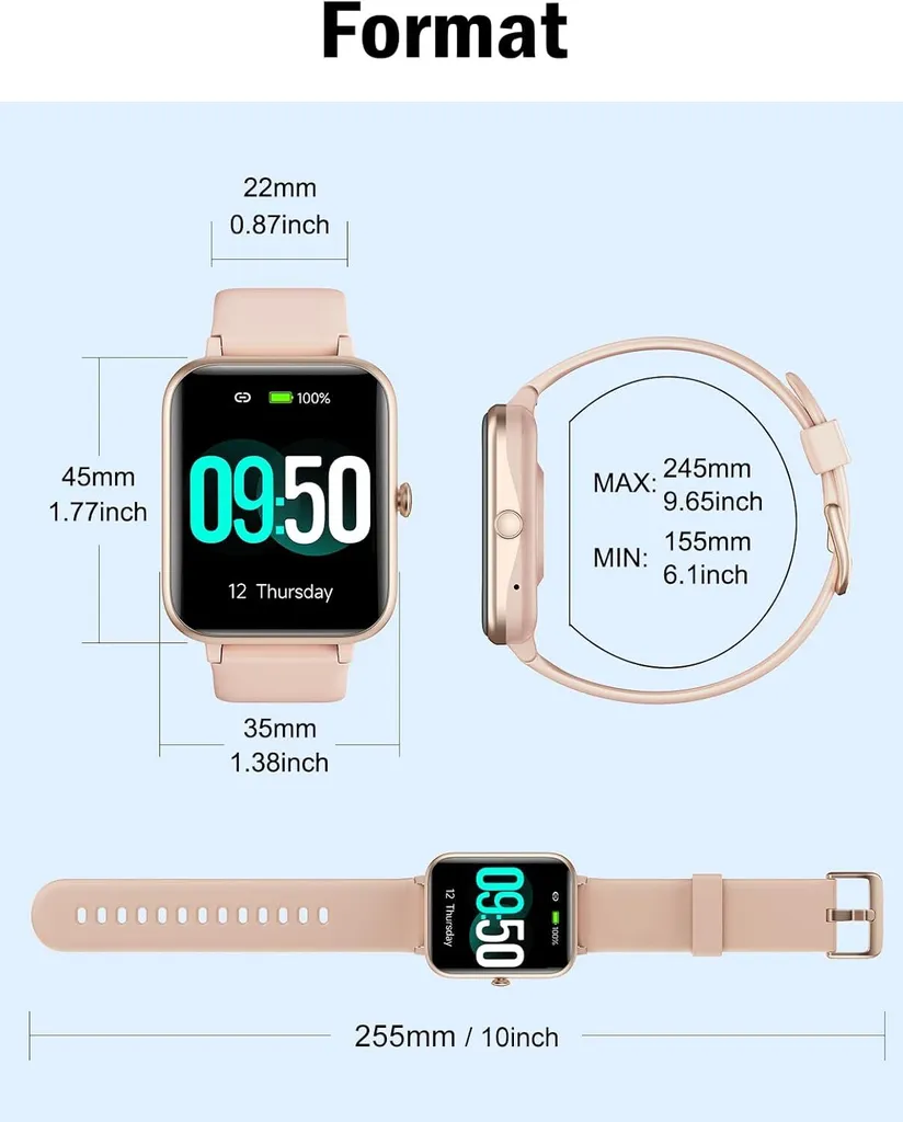 Smartwatch con Chiamate Bluetooth e 110+ Sport Tracker - Offerta 2026 - 8