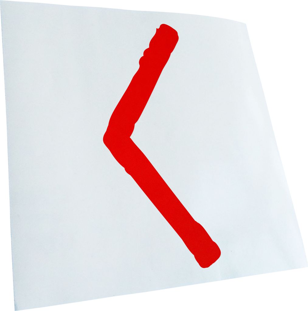 Kiwistar - Autoaufkleber - Futhark KAUNAZ Rune - Neon Matt - Aufkleber für Auto Kfz Fahrrad, LKW, Truck Mofa