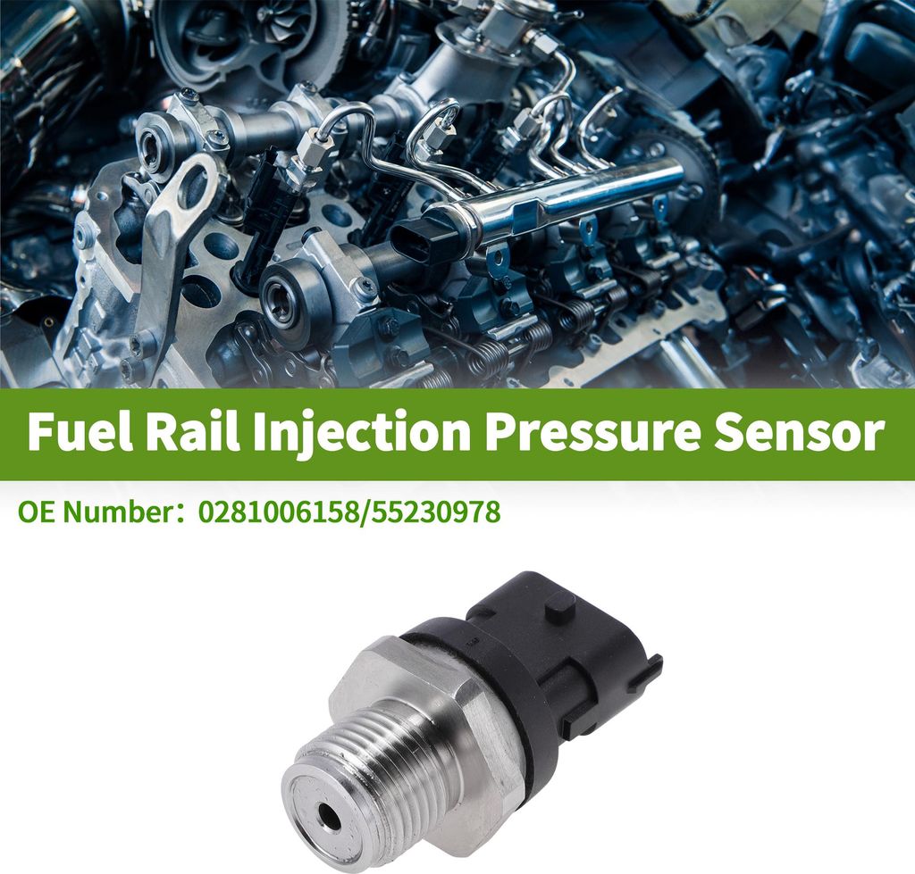Nr.0281006158 Kraftstoffeinspritzdrucksensor Für Opel Insignia A 2.0 CDTI 09-17 Für VAUXHALL Kompatibel Mit für Astra Mk6 (J) GTC 2.0 CDTi 11-18