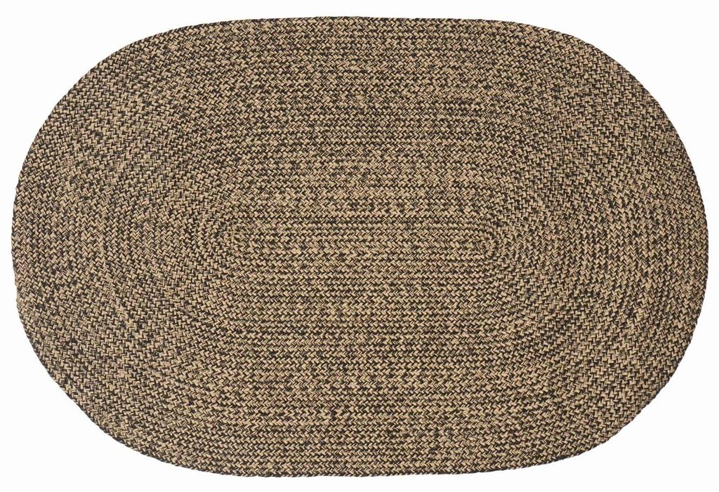 vidaXL Bereichsteppiche Schwarz 122 x 183 cm Jute