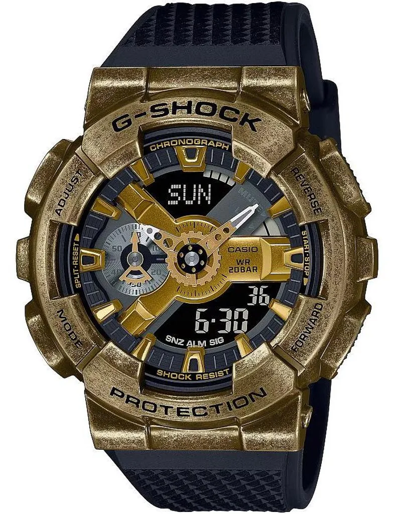 Montre Homme Sport Chic G-SHOCK GM-110VG-1A9ER Noire Idéale pour le Quotidien
