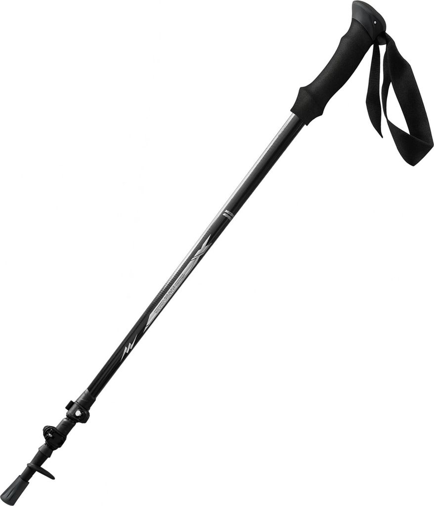 Aga Karbonová trekingová hůl 61–135 cm Černá Obrázek produktu 