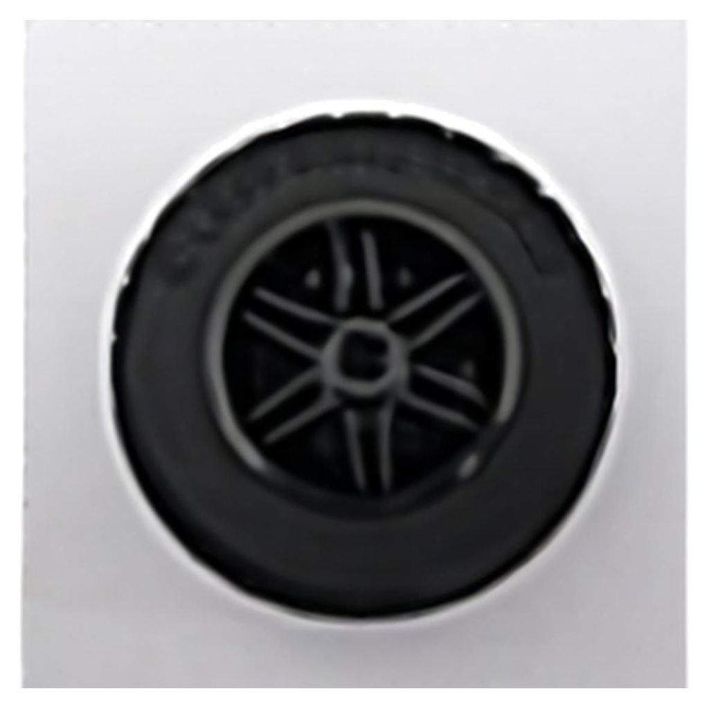 [N] Zwart wiel, 30,4 mm diameter x 20 mm breed, zonder Productafbeelding 