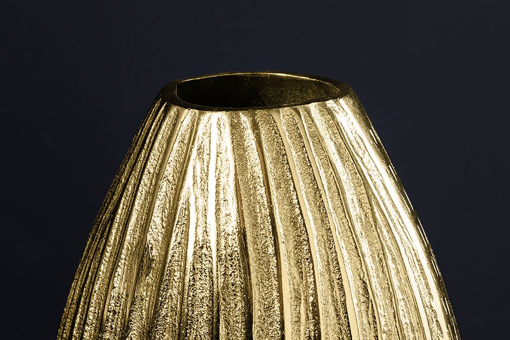 riess-ambiente Moderne Vase ELEGANCE 35cm gold antik Metall Produktbild 5