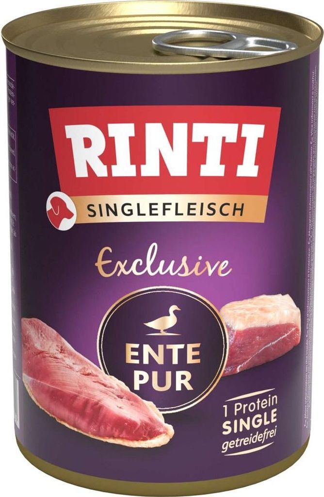 Rinti - Singlefleisch 12x400g | Ente Pur