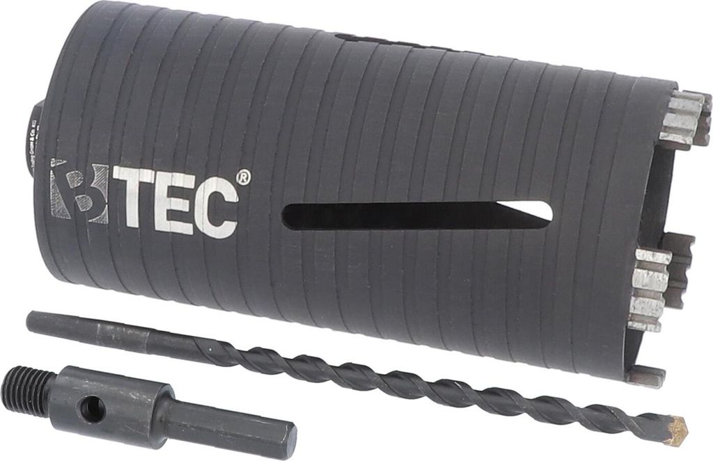 NEXT GENERATION Diamant Bohrkrone Beton Nutzlänge 180 mm 92 mm sechs-Kant kurz 100 mm mit Zentrierbohrer