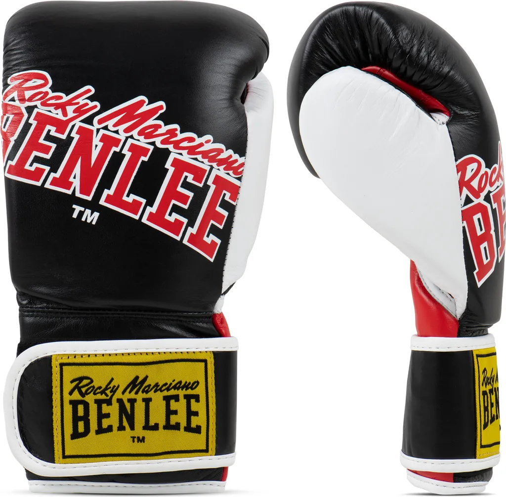 Gants de boxe 12 oz BENLEE BANG LOOP en cuir véritable pour le Ring