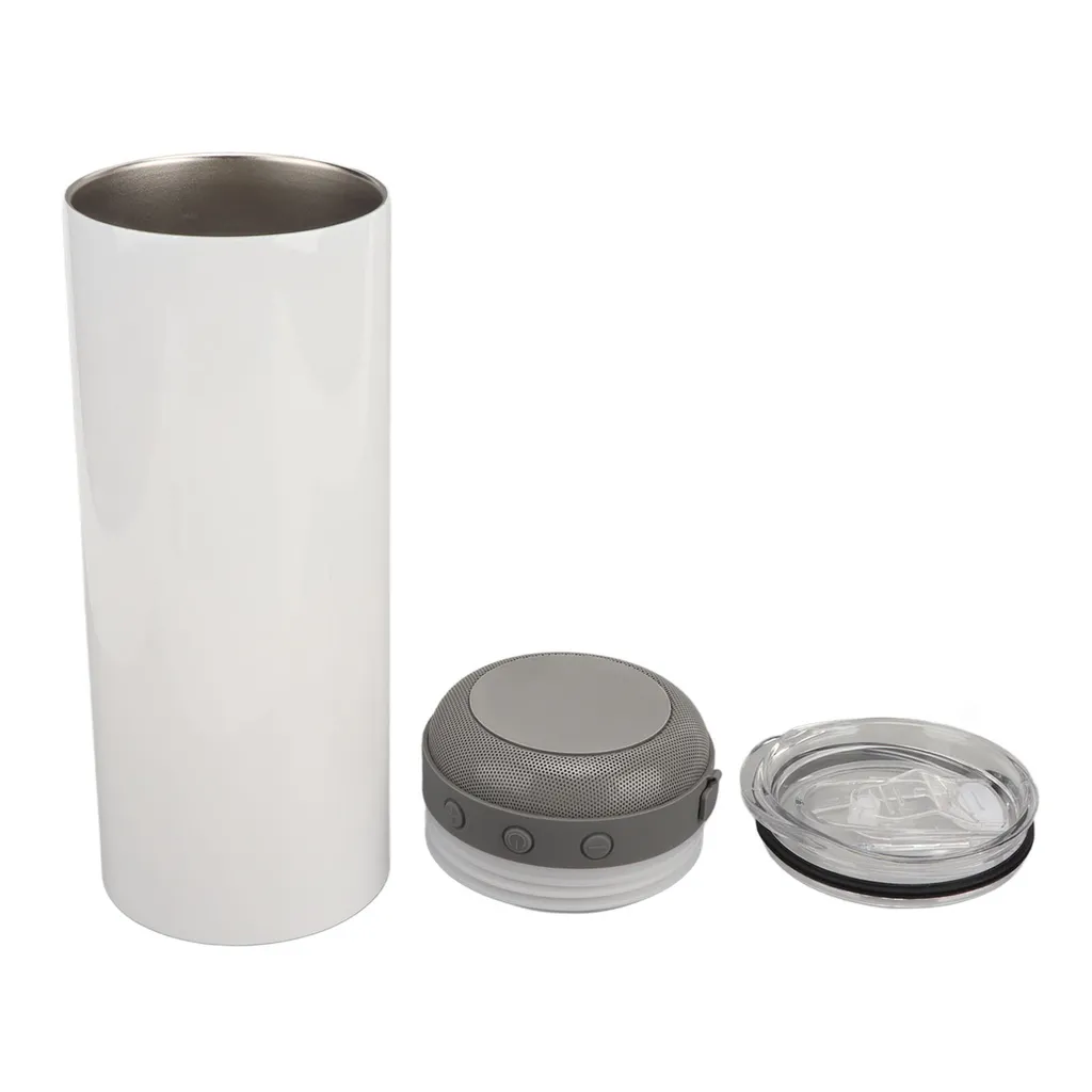 Gobelet à musique isolé en inox pour sublimation et personnalisation