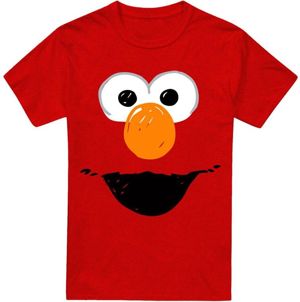 Sesame Street - T-Shirt für Herren/Damen Uni, meliert TV21875 (L) (Rot)