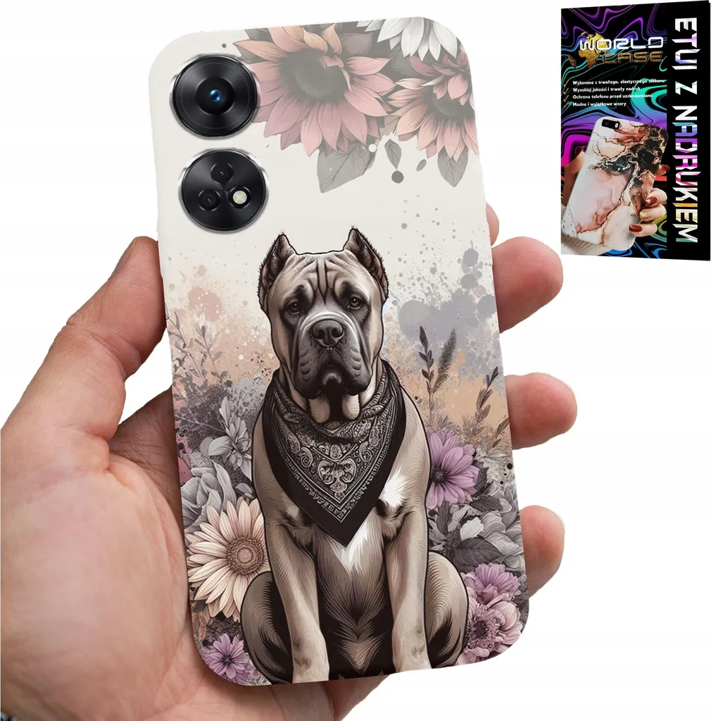 Custodia Oppo Reno8 T 4G Alluminio e TPU - Protezione Serie Cani