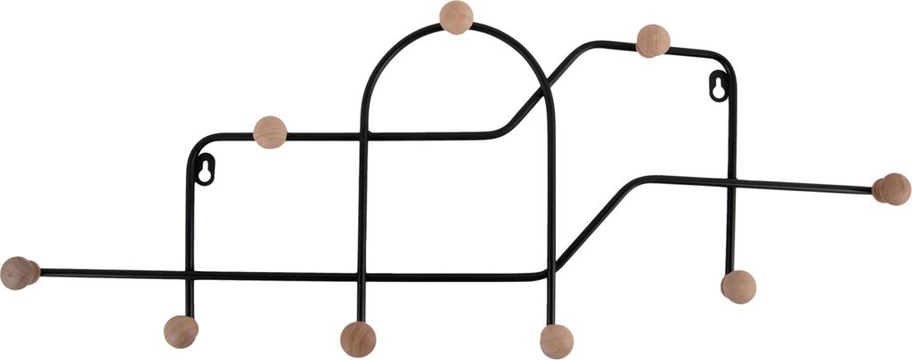 Present Time - Garderobenständer Maze - Schwarz