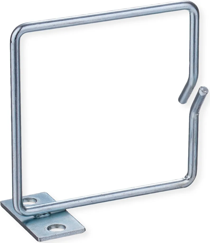 Passage de câble carré 80x80 mm en métal pour gestion bureau propre