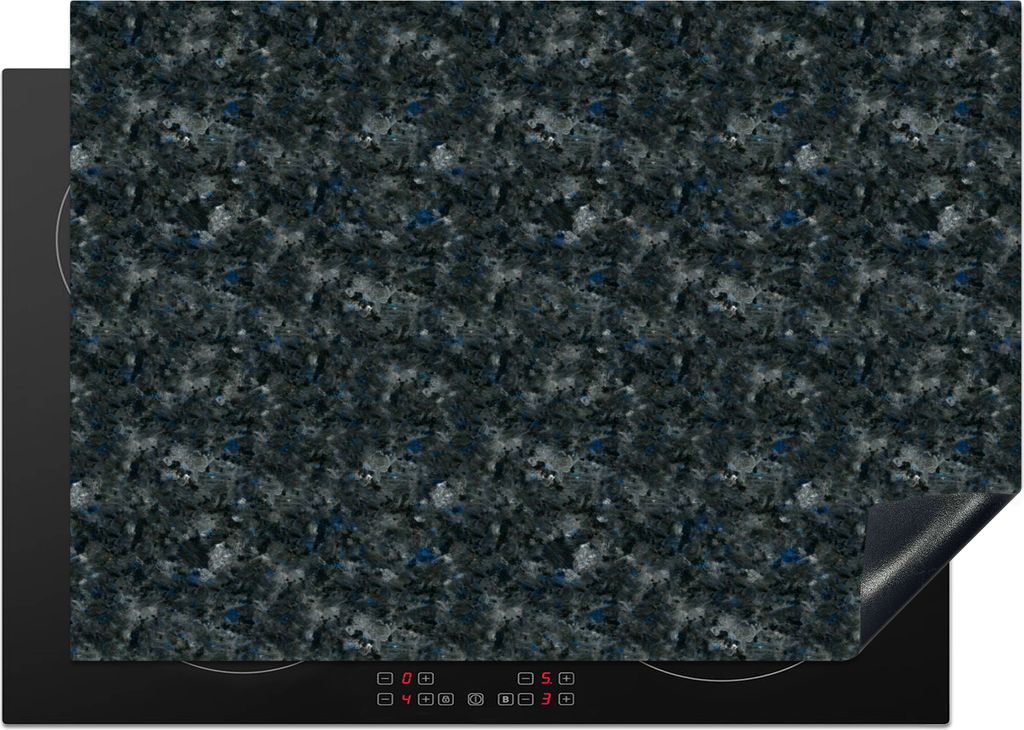 KitchenYeah Herdabdeckplatte Textur - Granit - Muster , 75x52cm, Küche Deko, Glaskeramikkochfeld Herdabdeckung, Abdeckplatte fùr Kochfeld