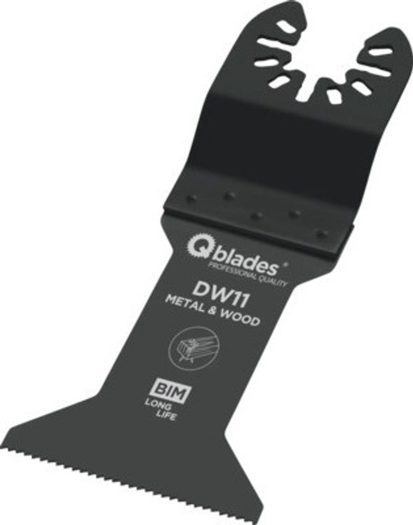 Q-Blades Multitool-Sägeblatt Bi-Metall 19tpi 45x60mm DW11, 1 Stück