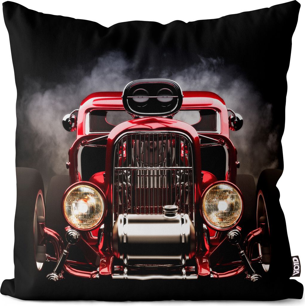 VOID Hot Rod Rennwagen Auto Kissenbezug Kissenhülle Sofakissen Kissen Deko Outdoor-Kissen Dekokissen