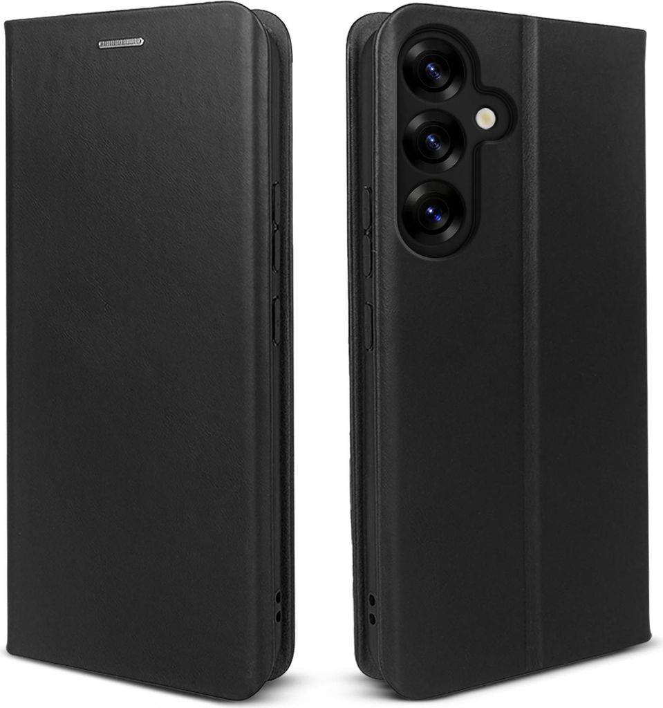 Handyhülle für Samsung Galaxy S25 FE Echtleder Flip Cover Produktbild 