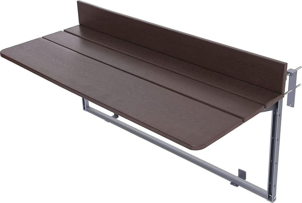 Faltbarer Balkon-Tisch für das Geländer 60×37cm Gdmokle Produktbild 