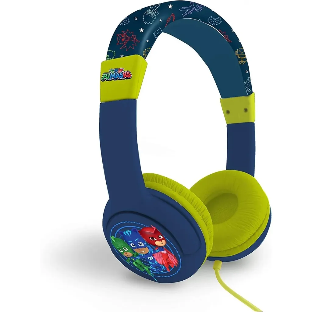 PJ Masks Cuffie On-Ear Icon OH135 Blu/Verde - Protezione Udito Bambini