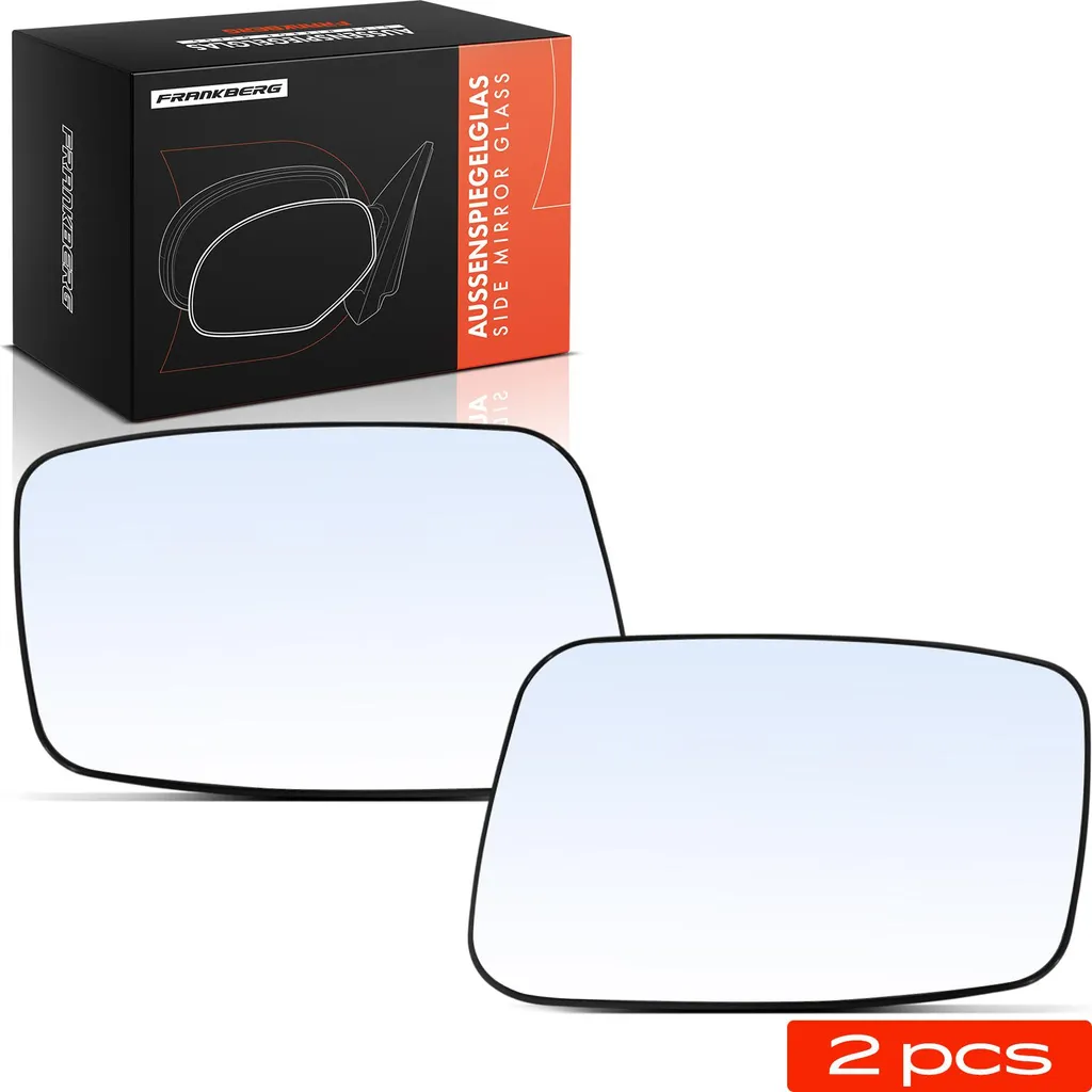 Frankberg 2x Verre de Rétroviseur Avant Gauche Droit pour Volvo S40 V40