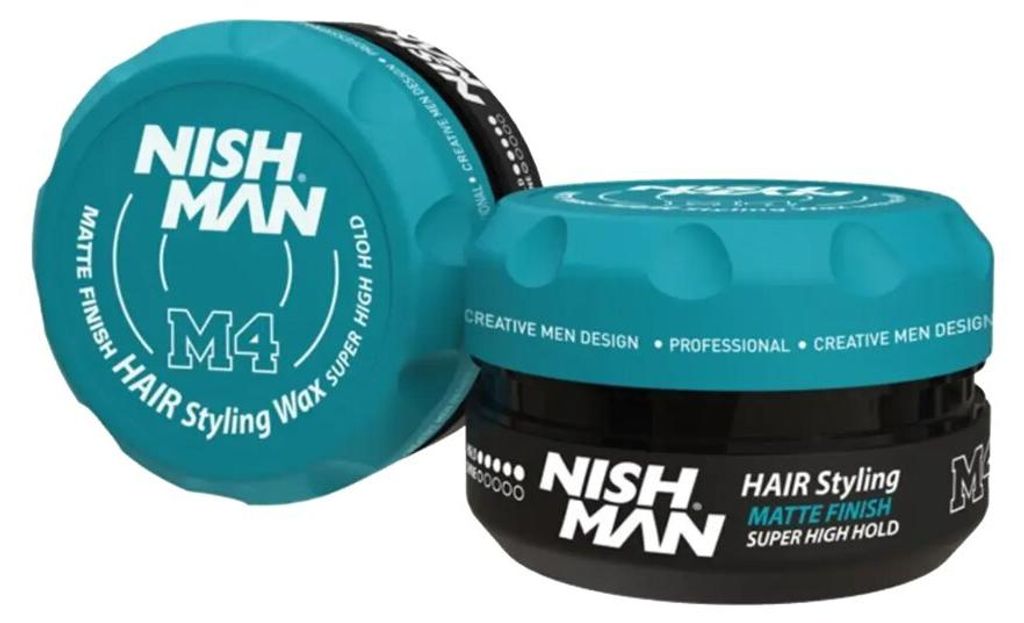 Nishman - M4 Matte Finish Wax - Pomada para el cabello Imagen del producto 
