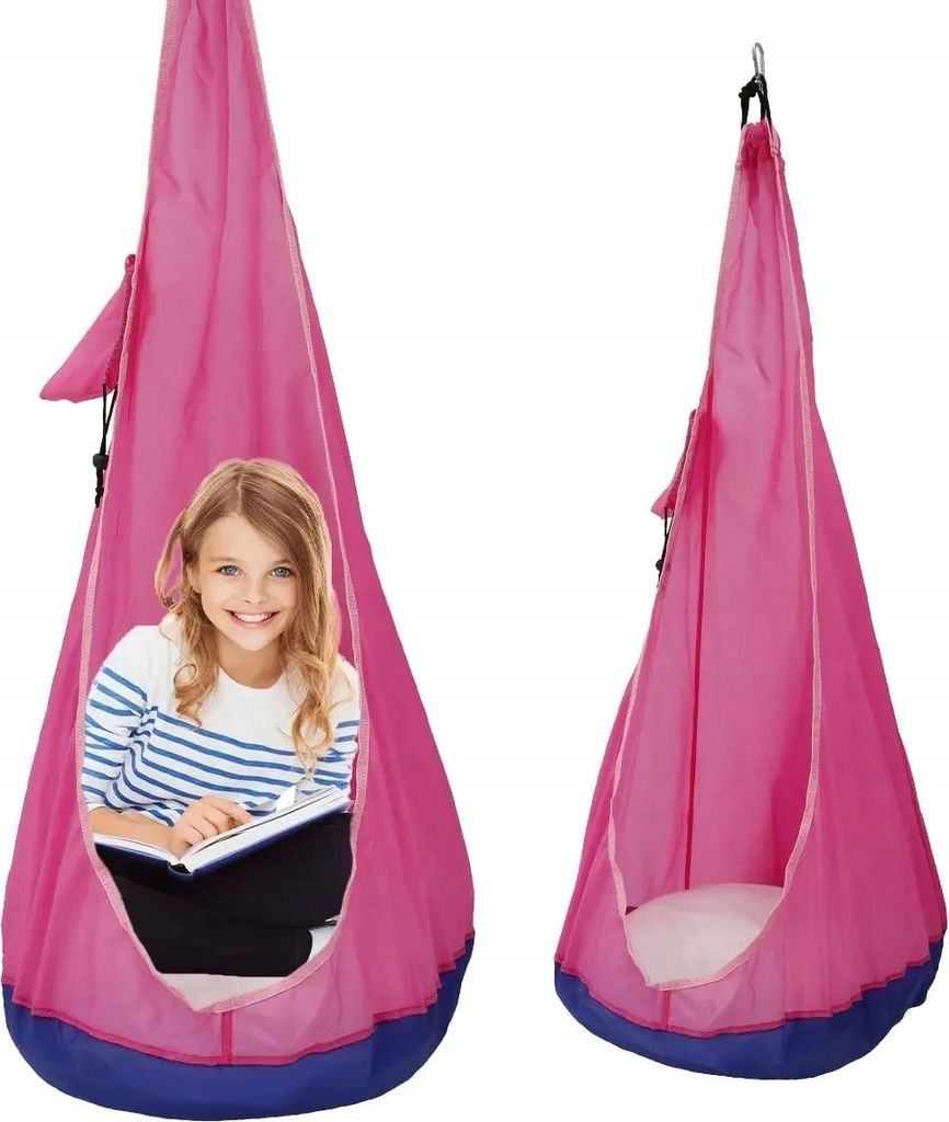 GARDEN HOME Schaukel Cocoon für Kinder Hängesessel Sitz rosa