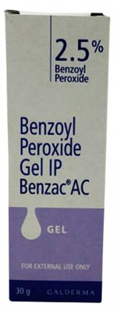 Gel, Galderma, Benzac, Anti-Akne, 2,5% Benzoylperoxid, 30gr Produktbild 