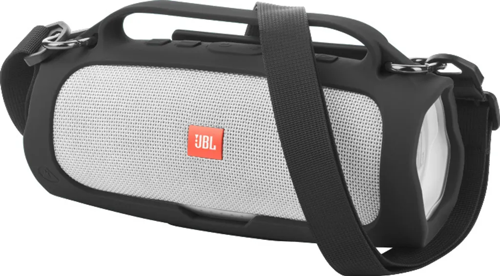 Housse de transport en silicone pour JBL Charge 4 avec bandoulière