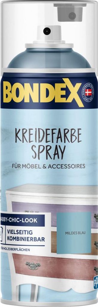 Bondex Kreidefarbe Spray 400 ml mildes blau