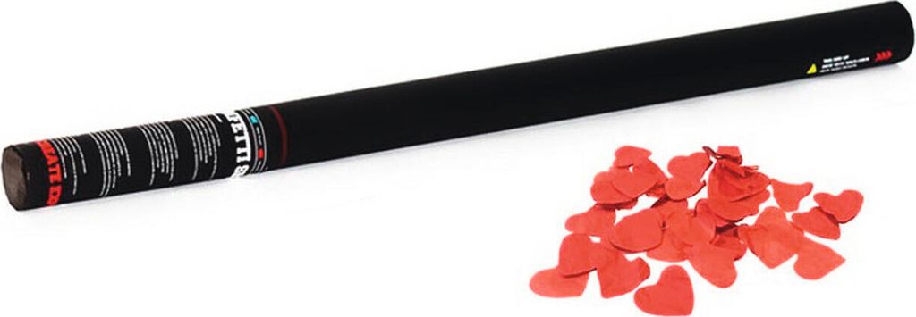 TCM FX Konfetti-Shooter 80cm, rote Herzen