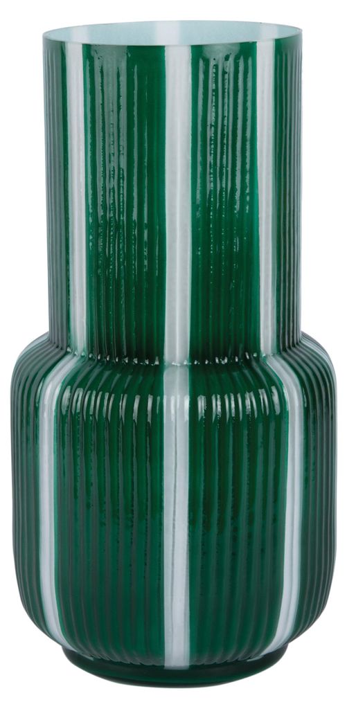 VASE Rayado Retro - Grün - 31,5/31,5/32,5 cm