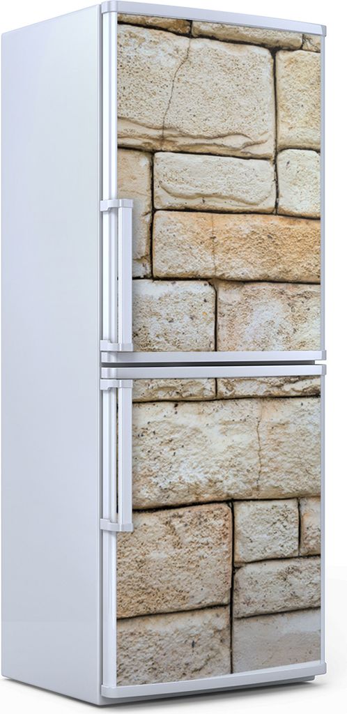 Kühlschrankdekoration 60x180 cm Aufkleber auf dem Kühlschrank - Natural Steine Motive