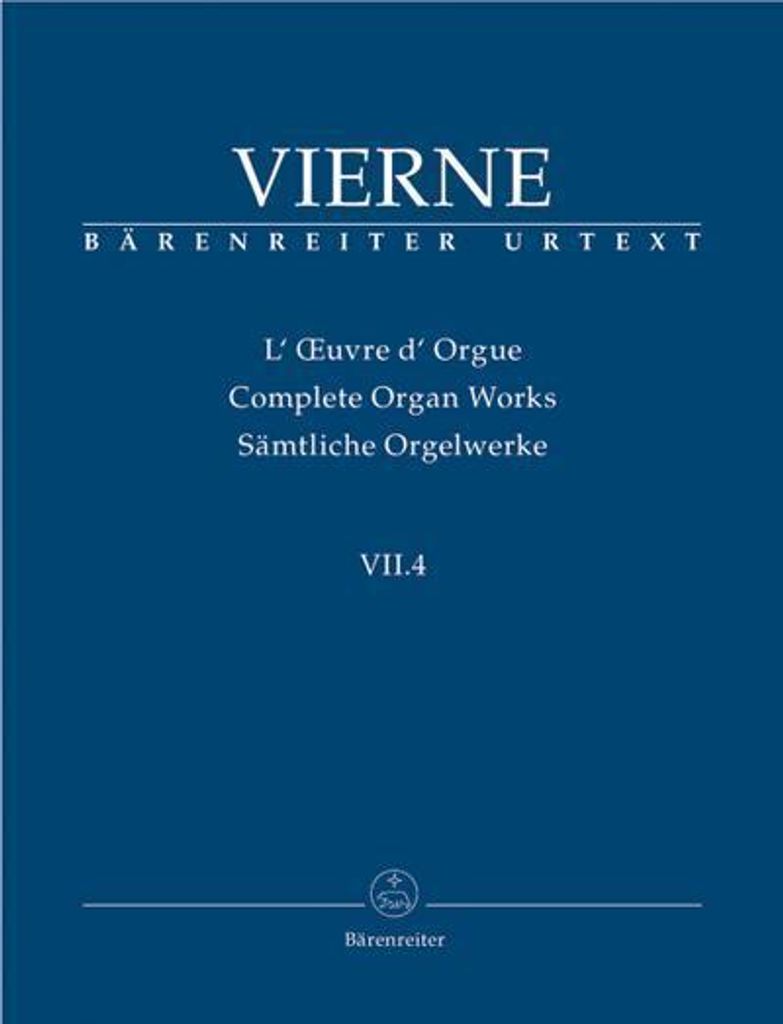 Sämtliche Orgelwerke Band 7,4:Pièces de fantaisie en 4 suites op.55 Livre 4 (nos.19-24)