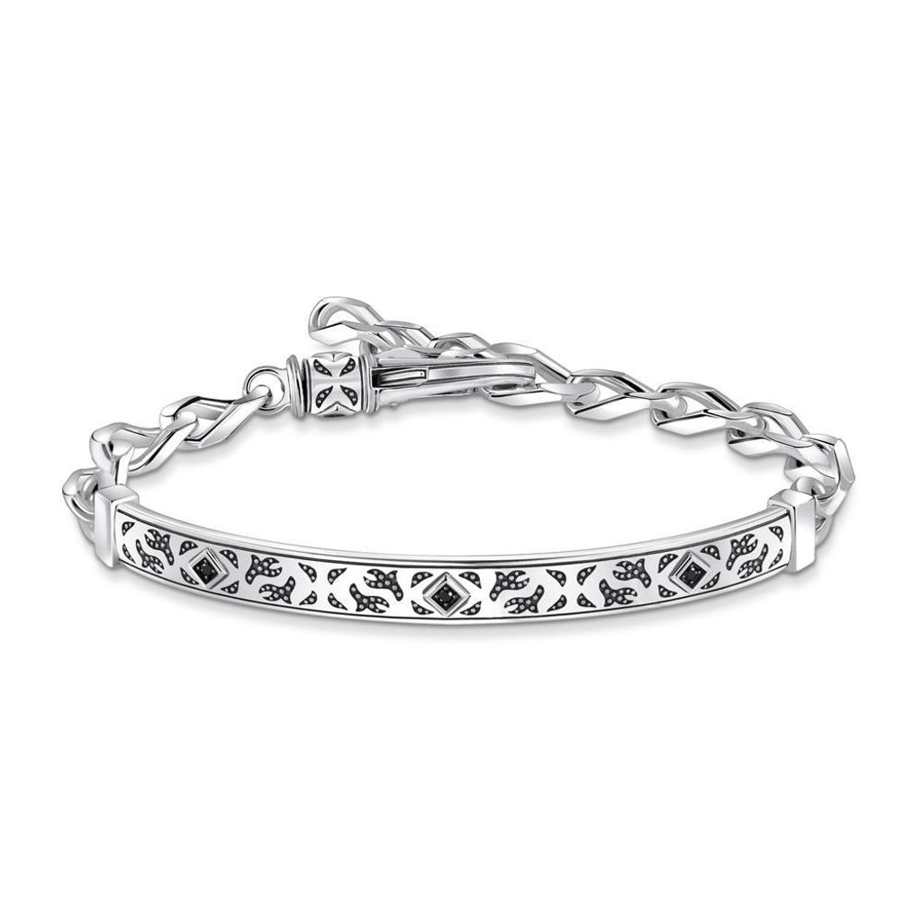 Thomas Sabo Rebel Wolf & Crystals A2146-643-21 Armband, Armbandumfang:19cm