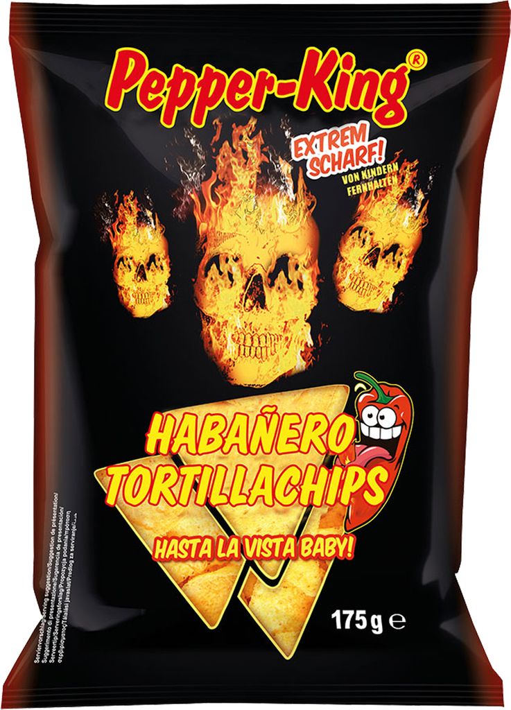 Chipsy tortilla Pepper King Habanero Zdjęcie produktu 1