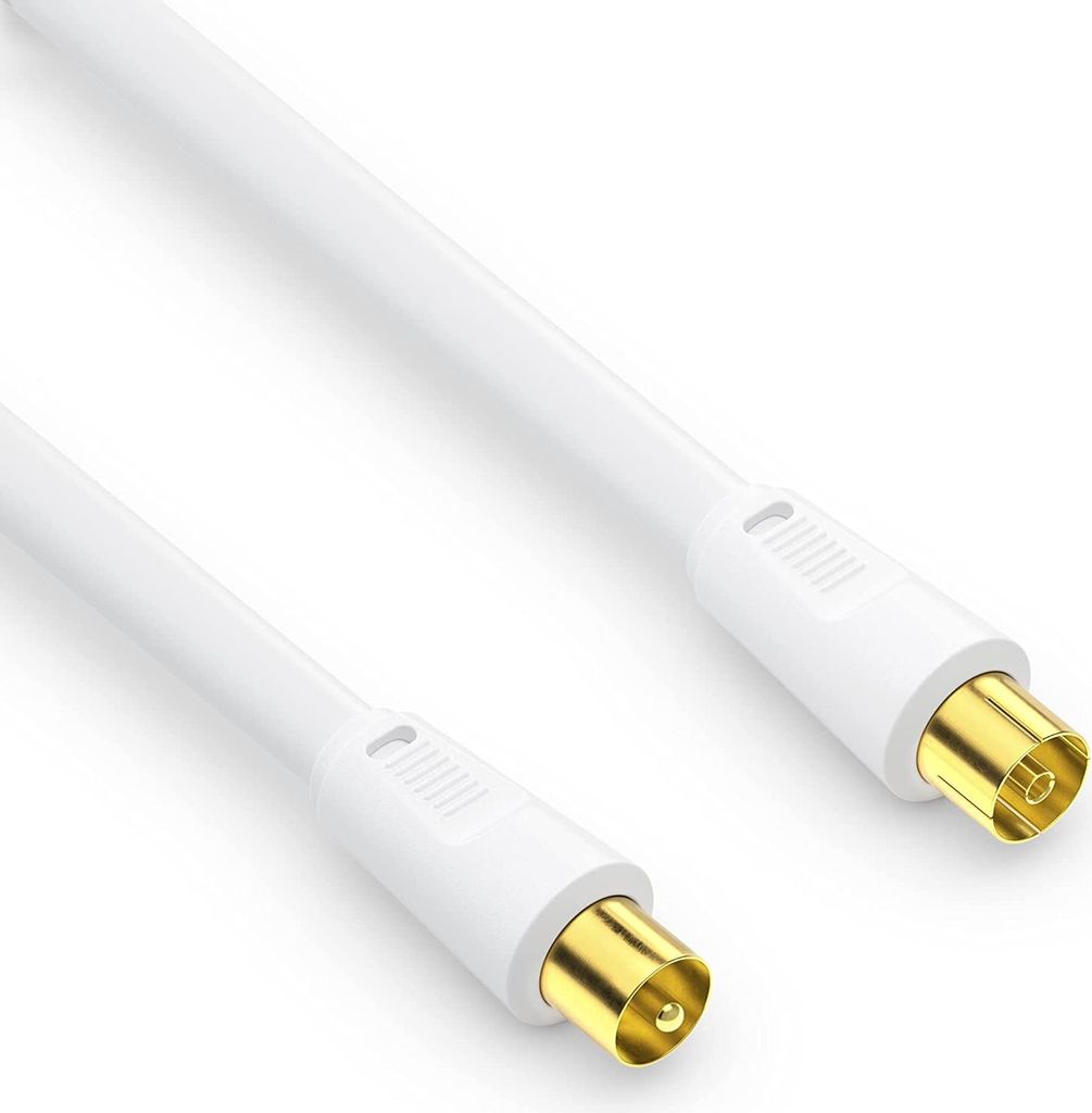 conecto 2m câble d'antenne TV, câble coaxial - IEC mâle / Image du produit 