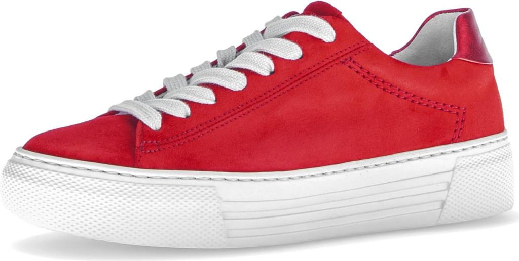 Gabor Sportliche Schnürschuhe Damen 31393930393033 Rot 38 EU