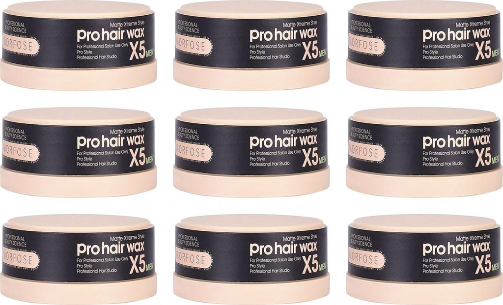 Pro Hair Wax X5 Matte / Men 9x150 ml Produktbild 