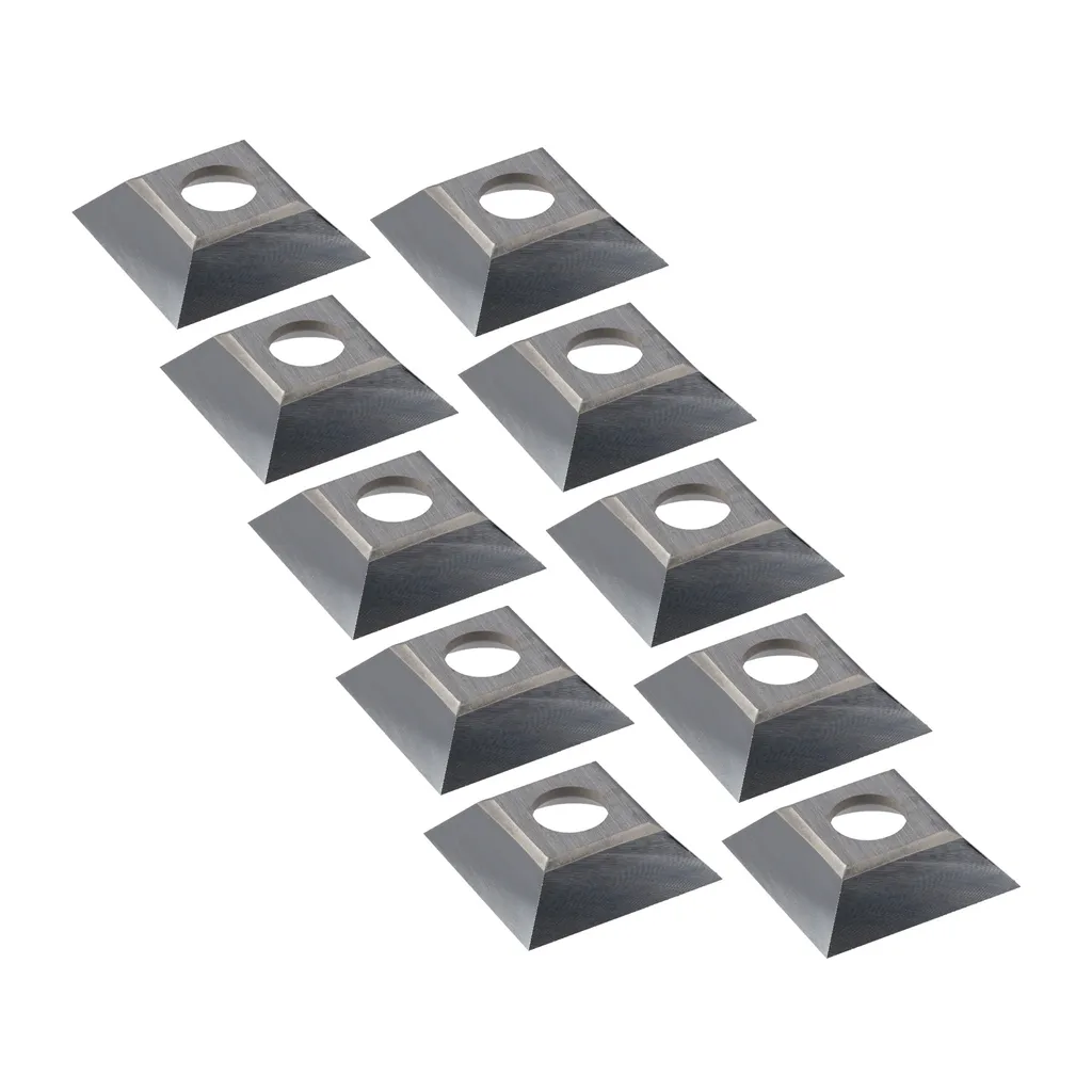 Couteaux Réversibles en Carbure 21x21x5,5mm pour Raboteuse Bois - 10pcs