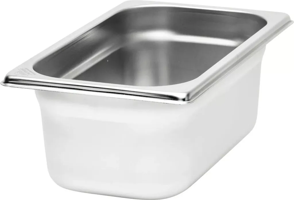 Bacinella Gastronorm 1/4 Rieber 100mm | Inox 18/10 Alta Resistenza
