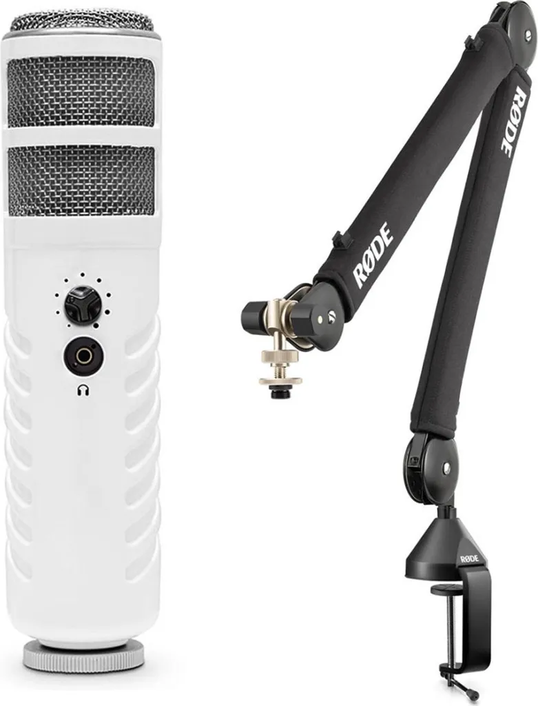 Rode Podcaster microphone anti-bruit avec bras PSA1+ suspendu