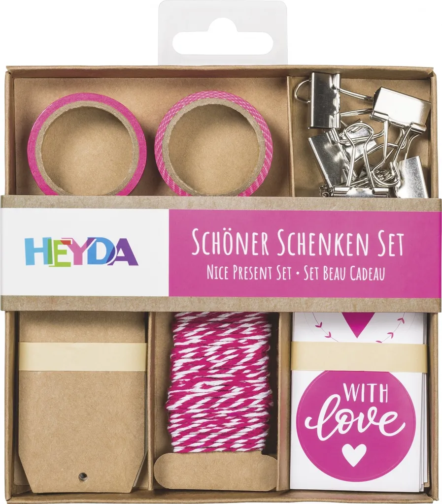 Kit emballage HEYDA : fini les paquets ratés grâce à ce set rose complet