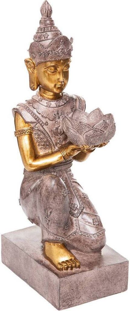 Sitzender buddha lee h.45,3cm harz - Atmosphera créateur d'intérieur