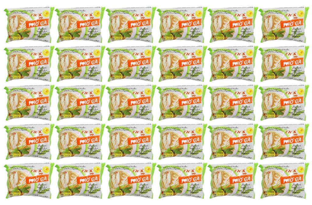 30x55g Mama Chand Chicken Instant Reisnudeln PHO GA Flavor 55g