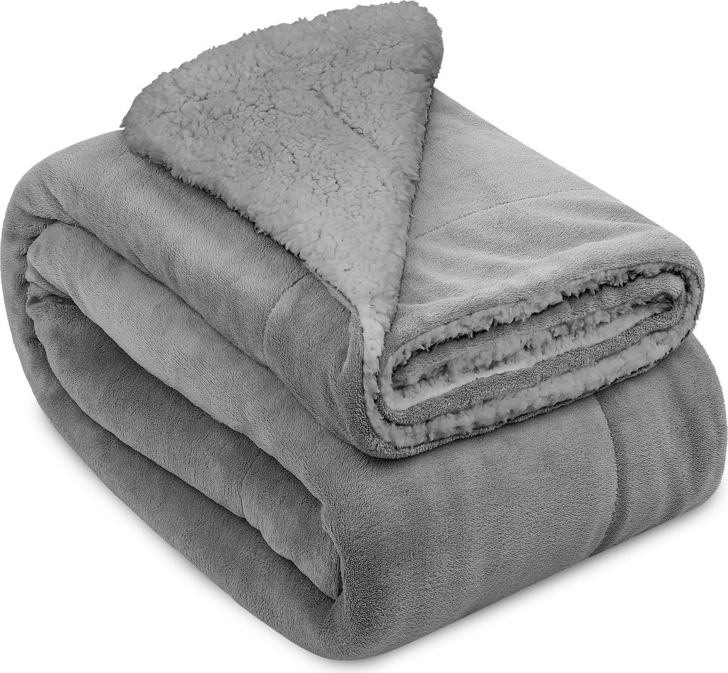 Beautissu Sherpa Decke Alina