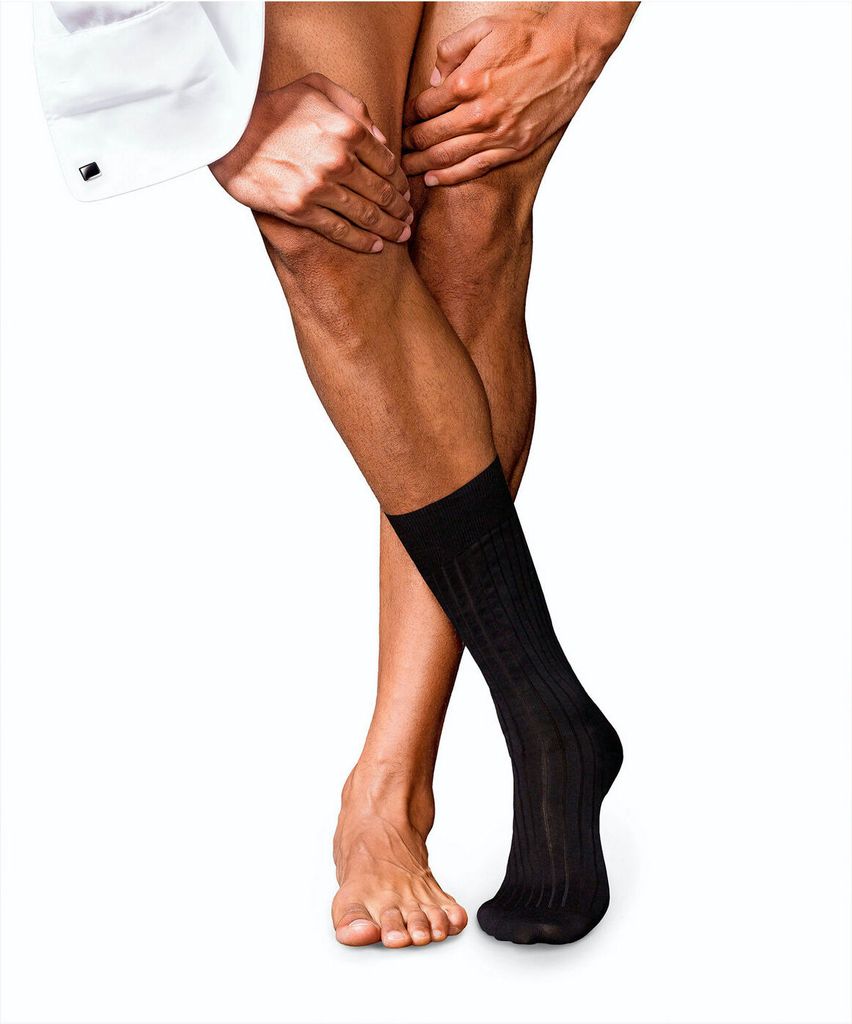 FALKE No. 13 Finest Piuma Baumwolle Socken Herren black 47-48