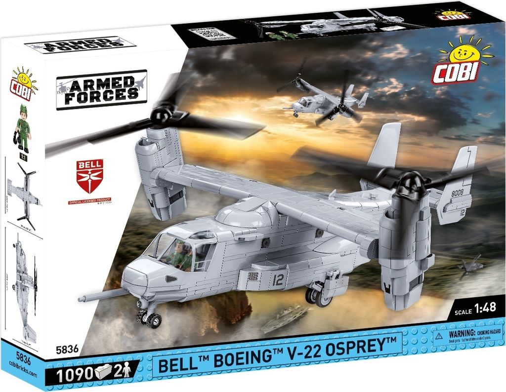 Flugzeugblöcke Cobi 5836 Bell-Boeing V-22 Osprey 1090 Armed Force